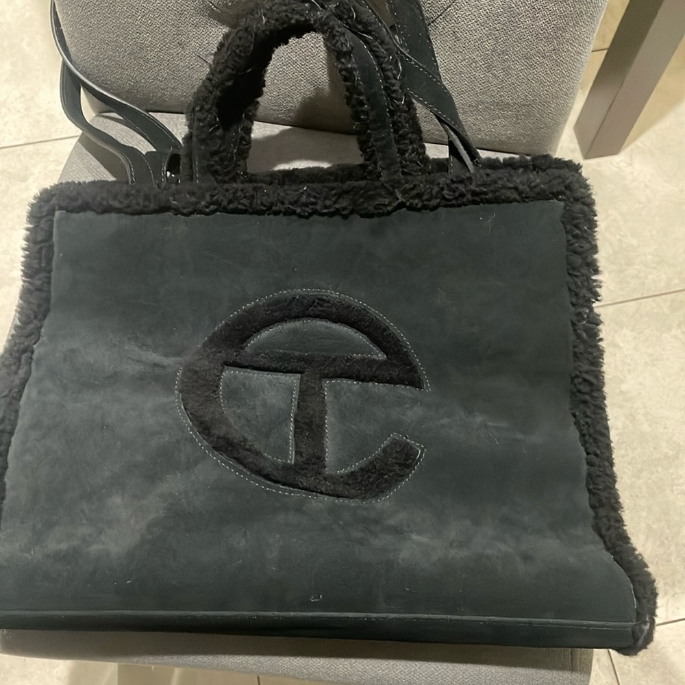 UGG x Telfar black large size bag tote/ crossbody bag